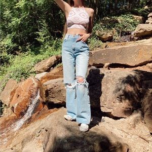 High Rise Flared Jeans